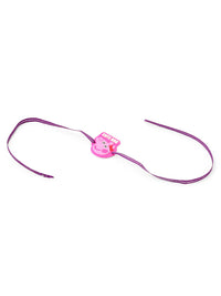 Rakhi Kanak-kanak Watak Kartun Merah Jambu Bergaya NVR dengan Roli Chawal Chandan &amp; Mishri