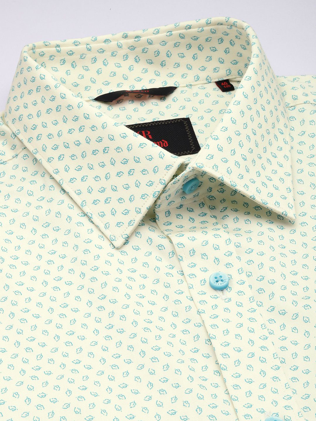 Raymond Slim Fit Tropical Printed Formal Shirt