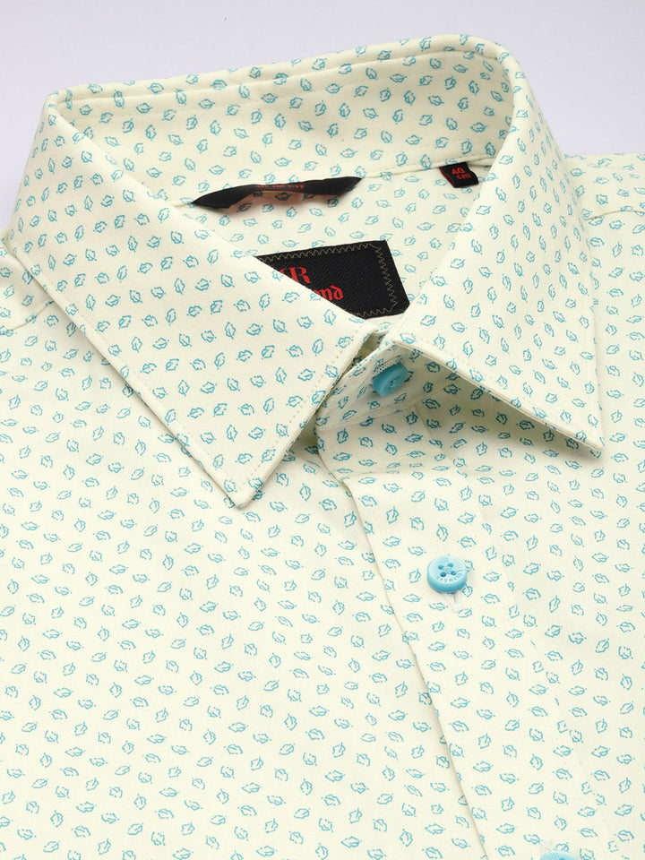 Raymond Slim Fit Tropical Printed Formal Shirt
