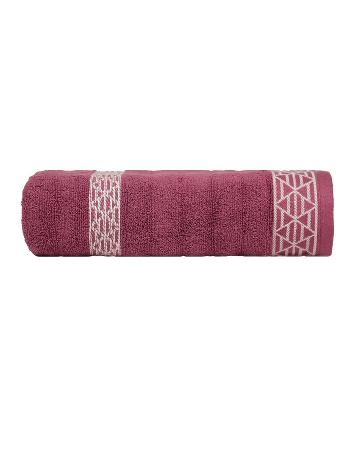 MYTRIDENT Striped Cotton Bath Towel- 500 GSM