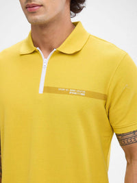 SPYKAR Men Polo Collar Solid Slim Fit T-Shirt