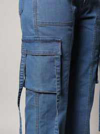 Campus Sutra Women Smart Low Distress Light Fade Jeans