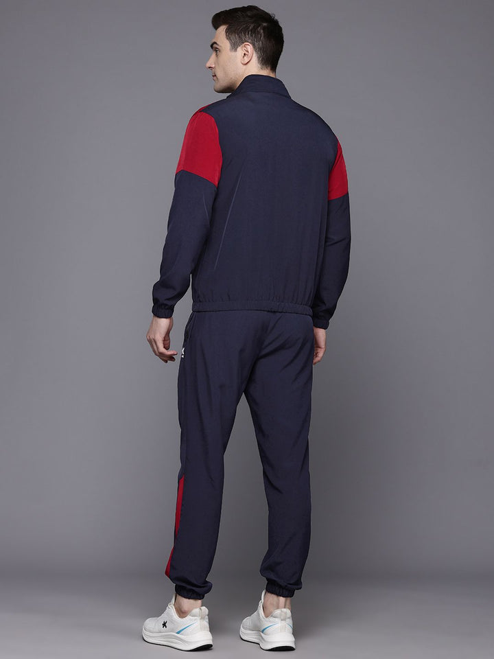 HRX oleh Hrithik Roshan Men Colourblocked Rapid-Dry Running Track Suit