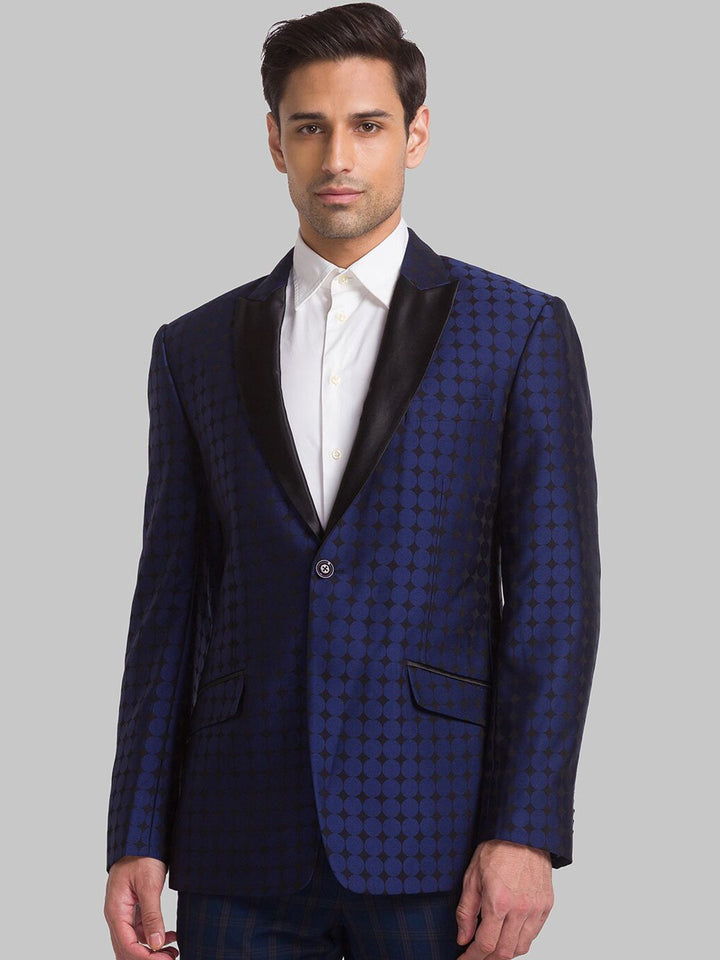 Park Avenue Men Printed Super Slim-Fit Single-Breasted Two-Piece Formal Suit