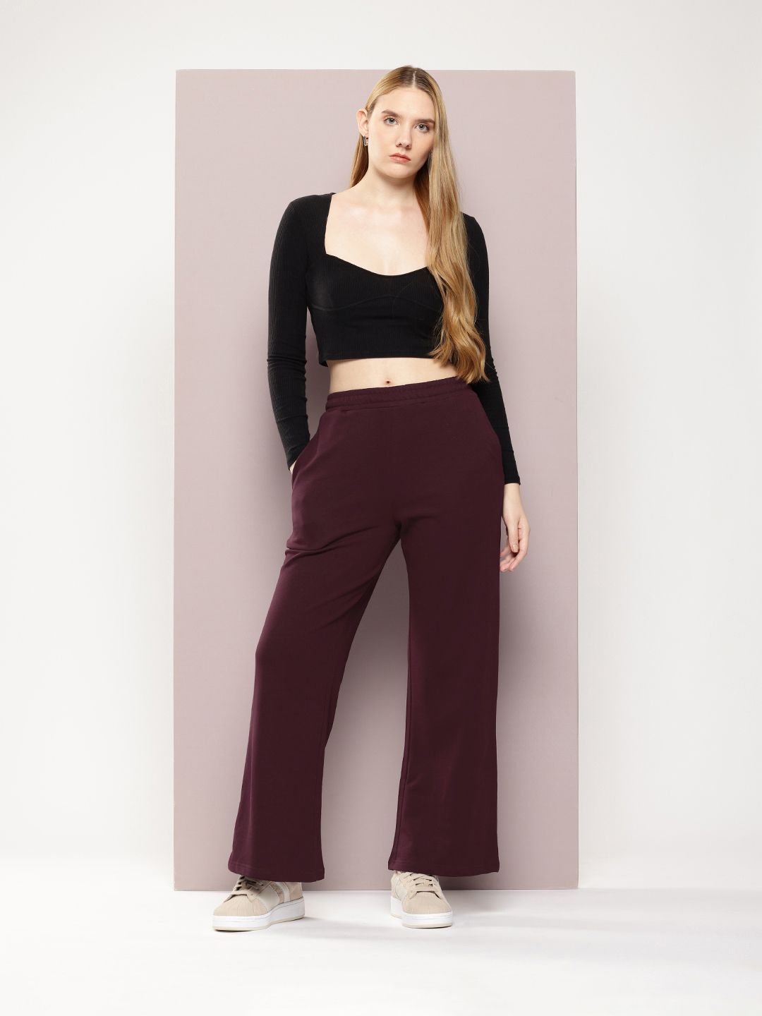 DILLINGER Women Ultra Soft Drapey Cotton Extra Baggy Korean Pant