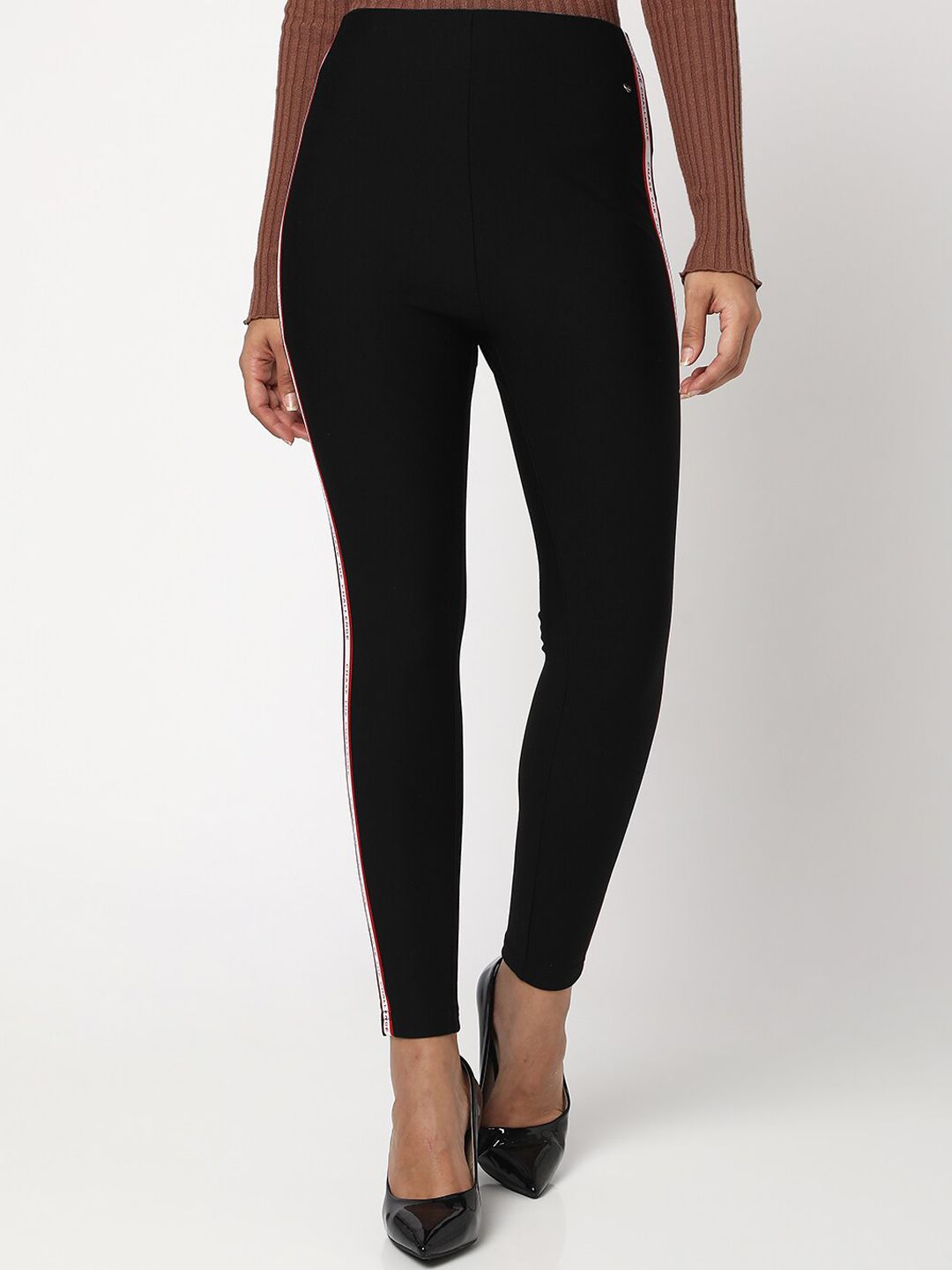 SPYKAR Women Black Solid Track Pant