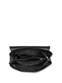 ZOUK Ethnic Motifs Printed Jute Structured Satchel