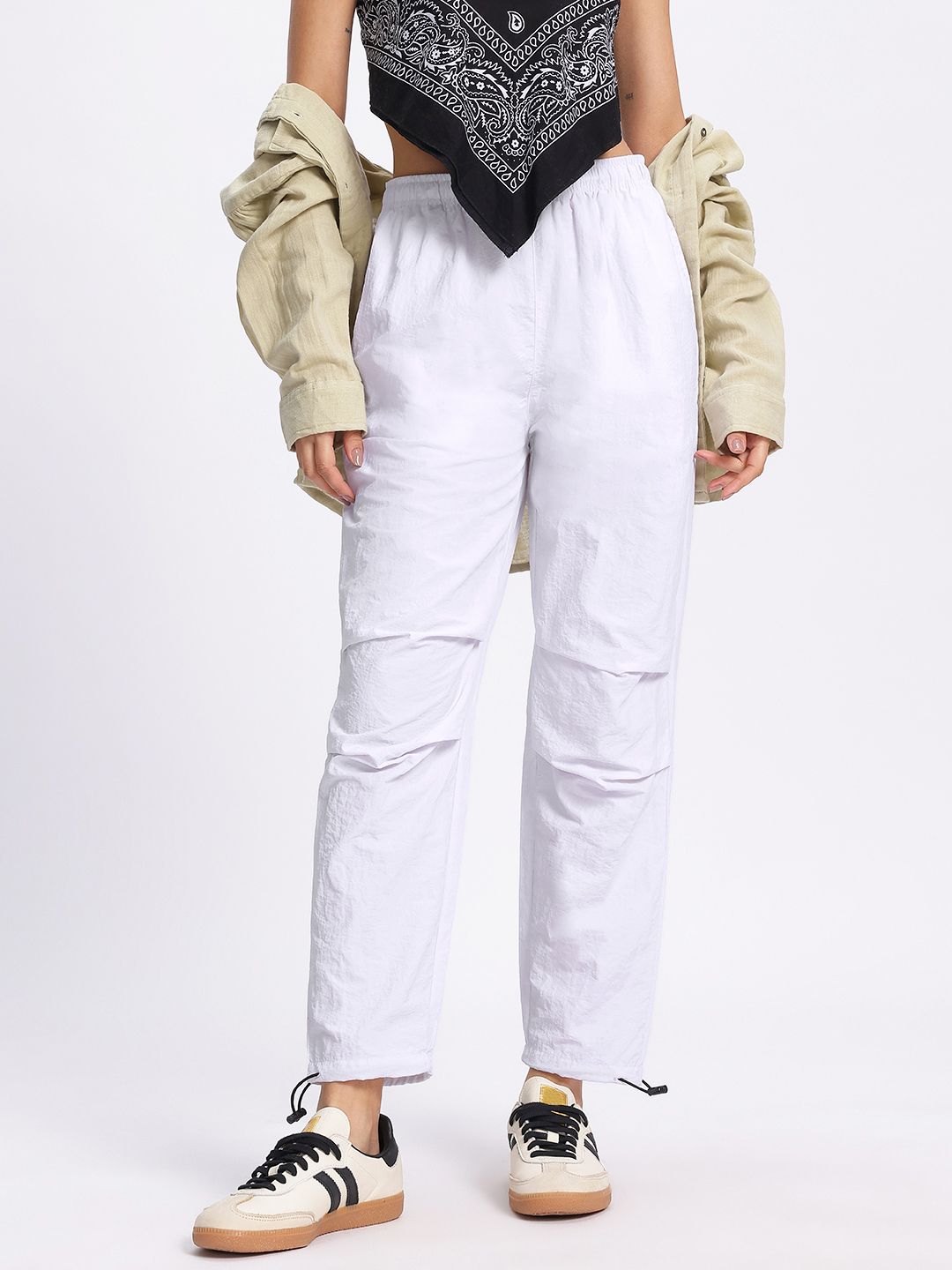 DressBerry Women Toggled Edge Track Pants