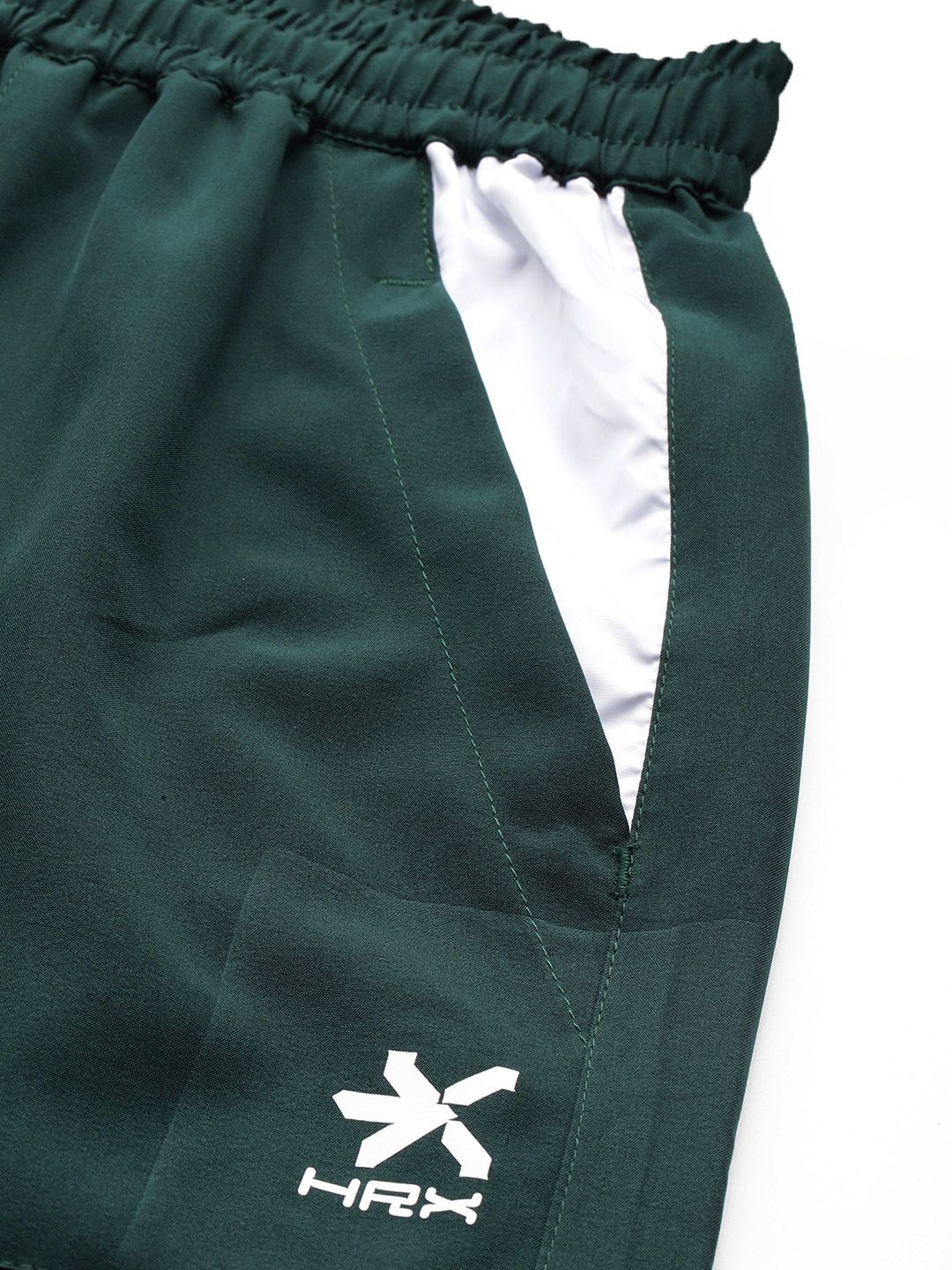 HRX by Hrithik Roshan Men Colourblocked Detail Mid-Rise Regular Fit Lifestyle Joggers