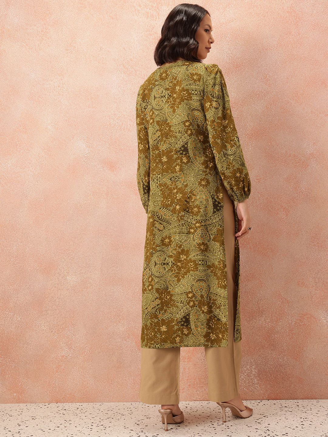 all about you Printed Straight Kurta