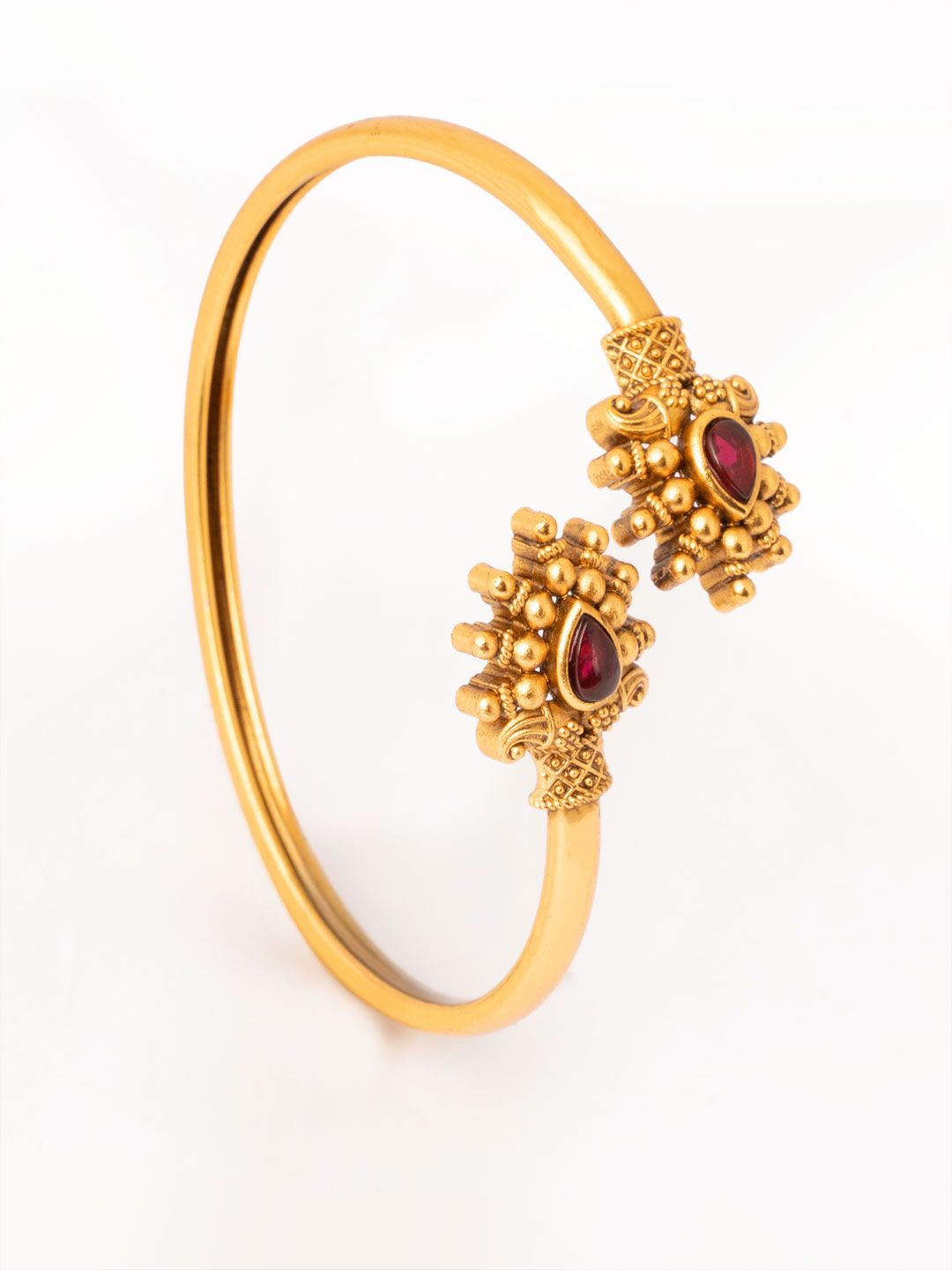 PANASH Wanita Loyang Bersalut Emas Gelang Gaya Bangle