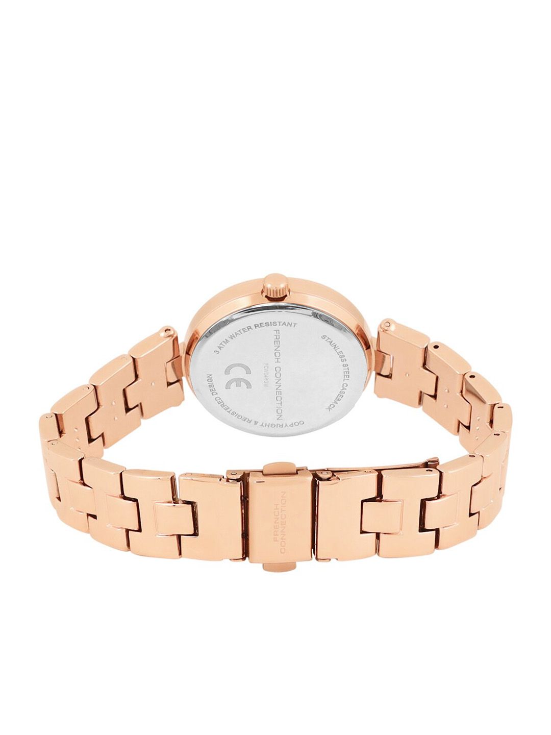 French Connection Women Stainless Steel Straps Analogue Watch FCW10RGM-G