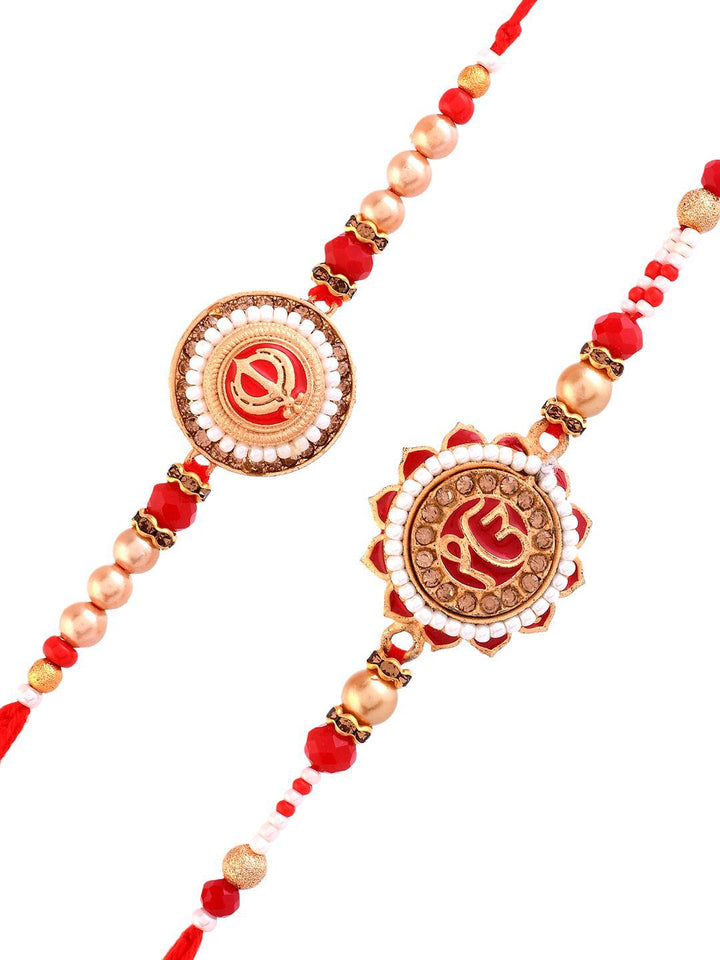 Voylla Sikh Divine Pearl Beaded Benang Rakhi
