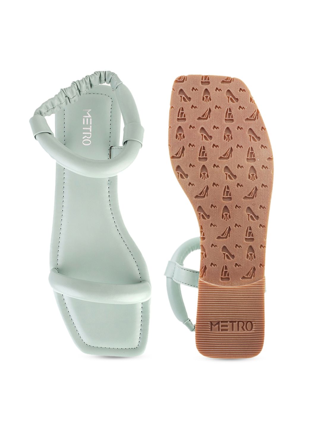 Metro Women Green Flats