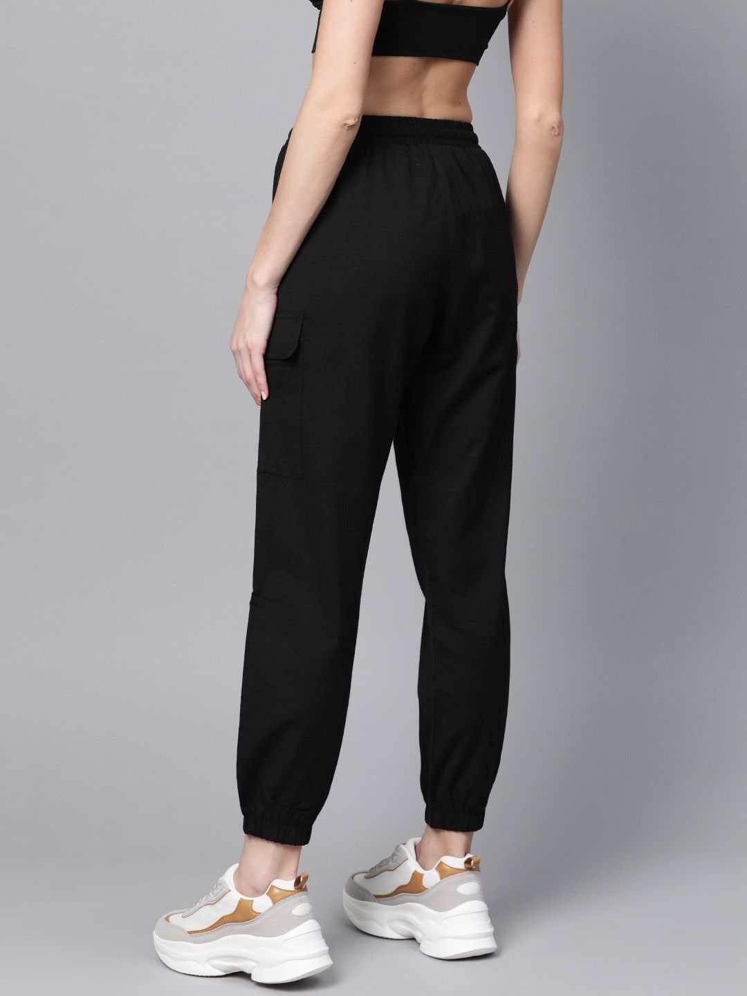 SASSAFRAS Women Black Joggers