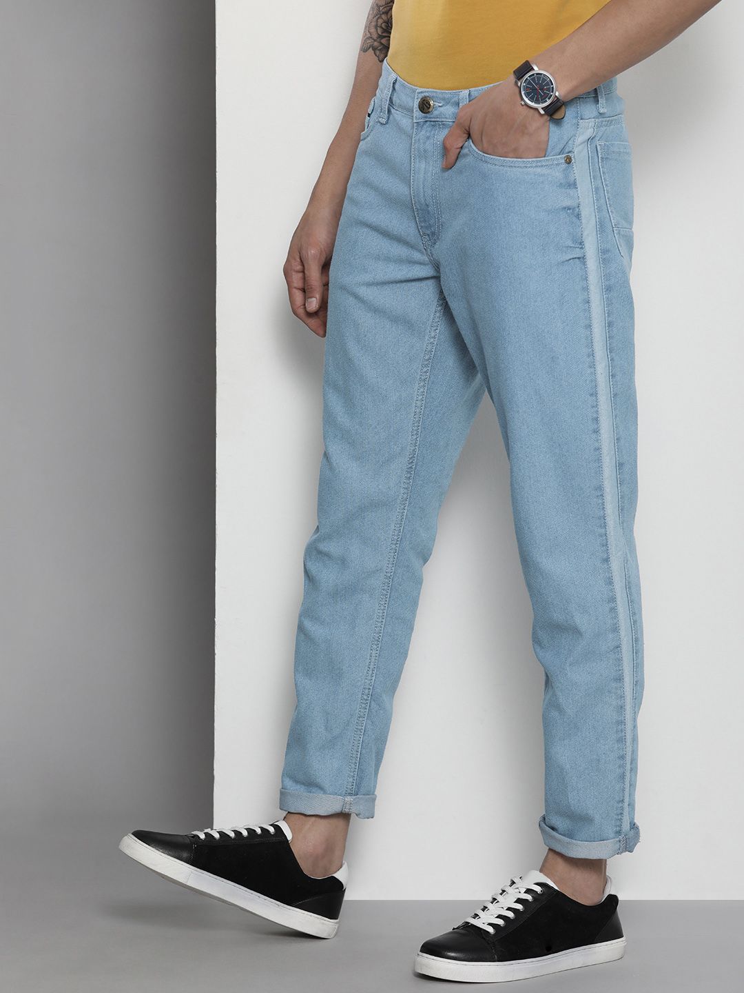 The Indian Garage Co Men Dad Fit Jeans