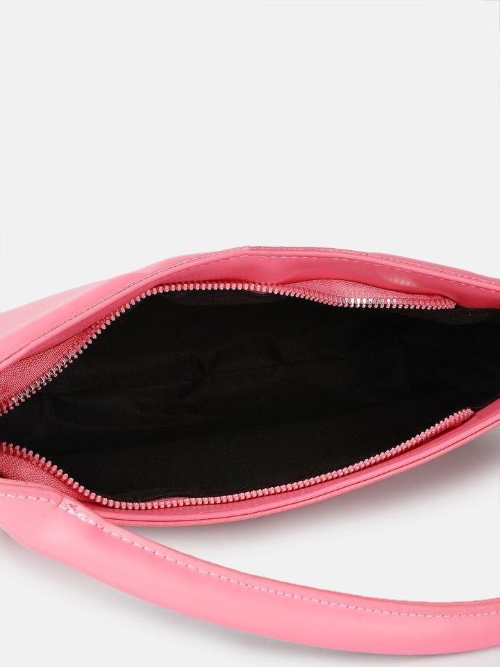 DressBerry Geometric Self Design Structured Handheld Bag