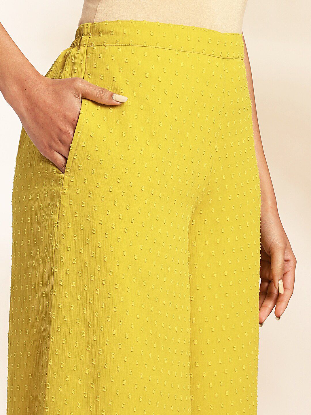 Janasya Dobby Self Design Co-Ord Set