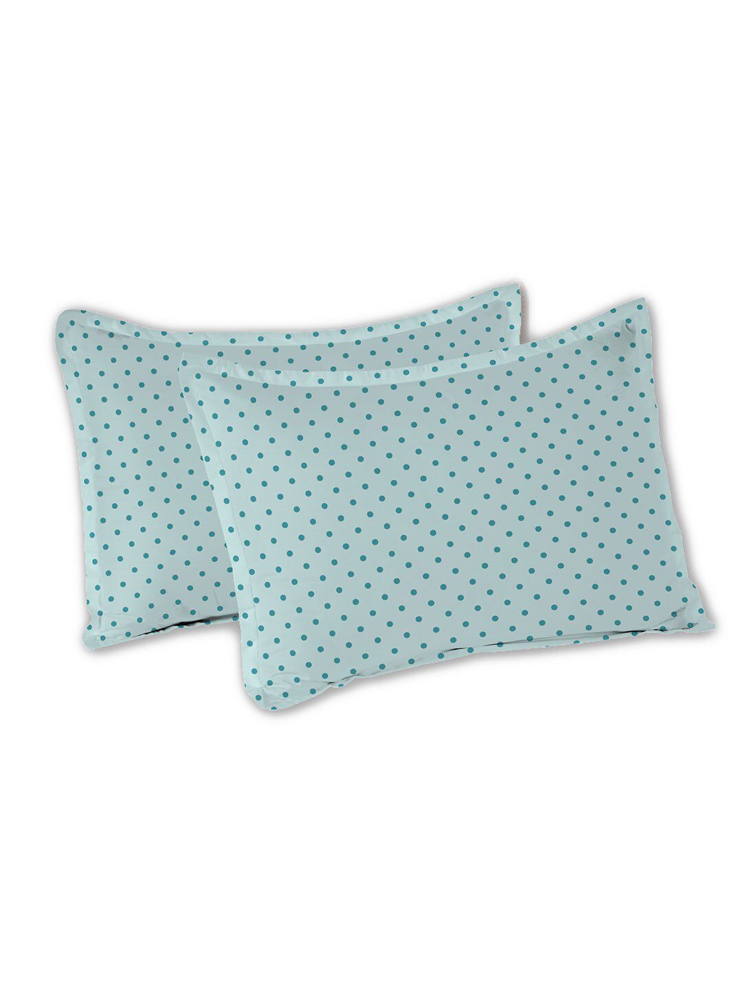 TRIDENT Party Mood Teal Urban Comfort Flat 144TC Queen Cotton Bedsheet Set