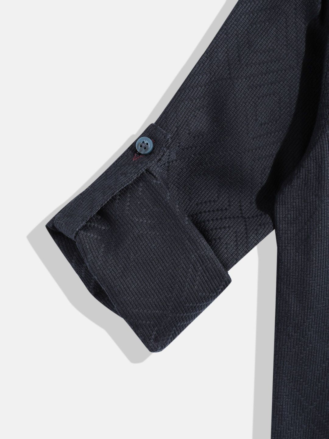 Monte Carlo Boys Band Collar Smart Fit Shirt
