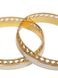 Anouk Set Of 2 Rhodium-Plated Bangles