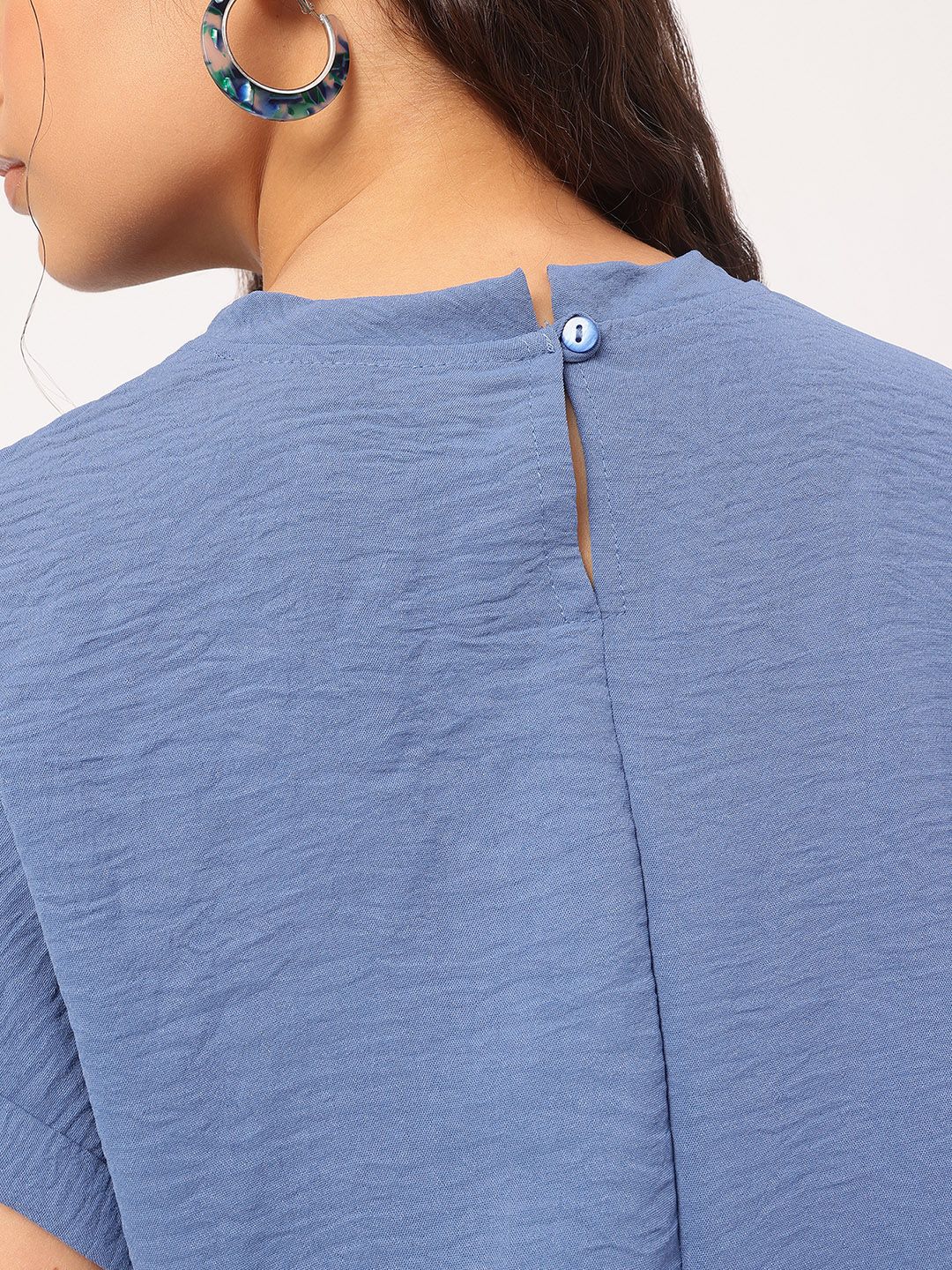 DressBerry Tender Textured T-Shirt Mini Dress