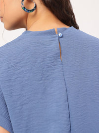 DressBerry Tender Textured T-Shirt Mini Dress
