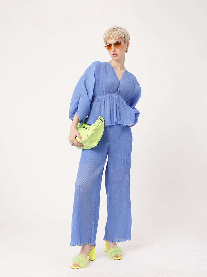 DressBerry Kimono  Accordion A-Line Top And Trousers Co-Ords