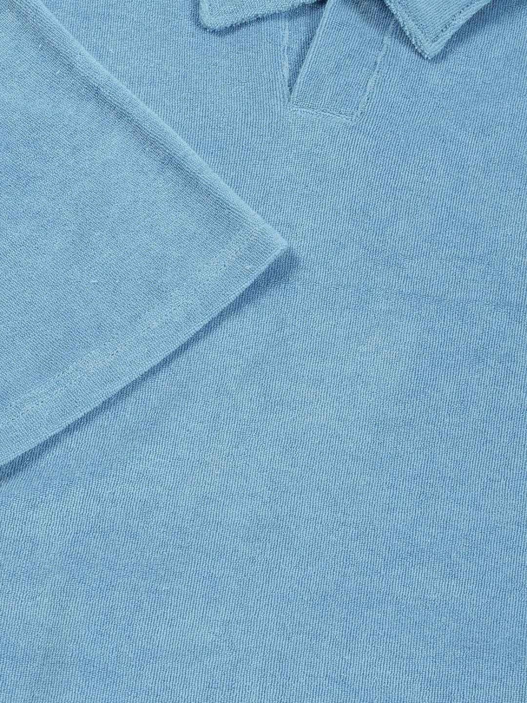 Thomas Scott Men Solid Polo Collar Cotton Relaxed Fit T-Shirt