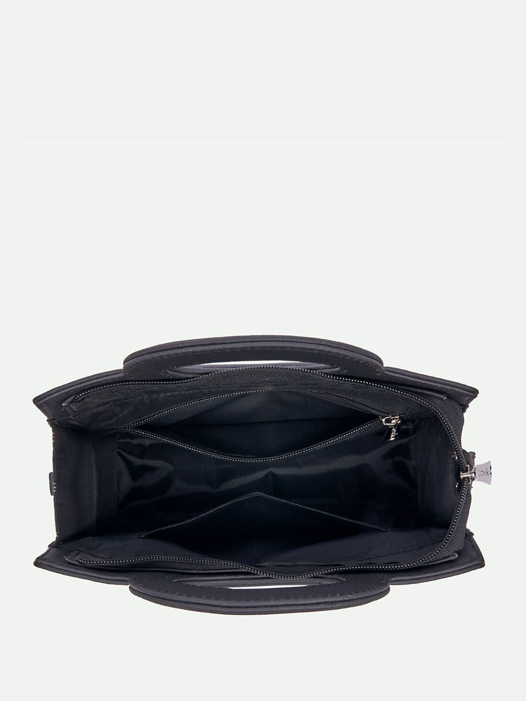 ZOUK Zoe Kolkata Nouveau Textured Structured Jute Sling Bag