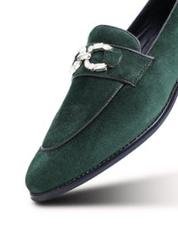 MONKSTORY Men Round Toe Slip-On Loafers