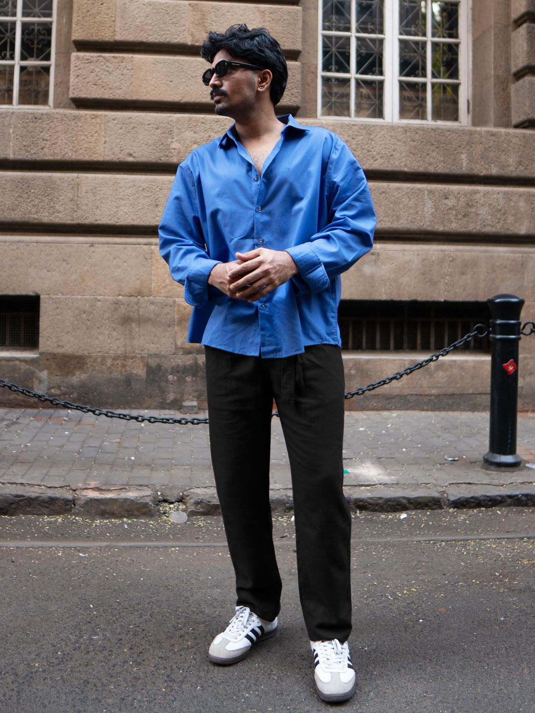 Powerlook Cotton Pant With Belt