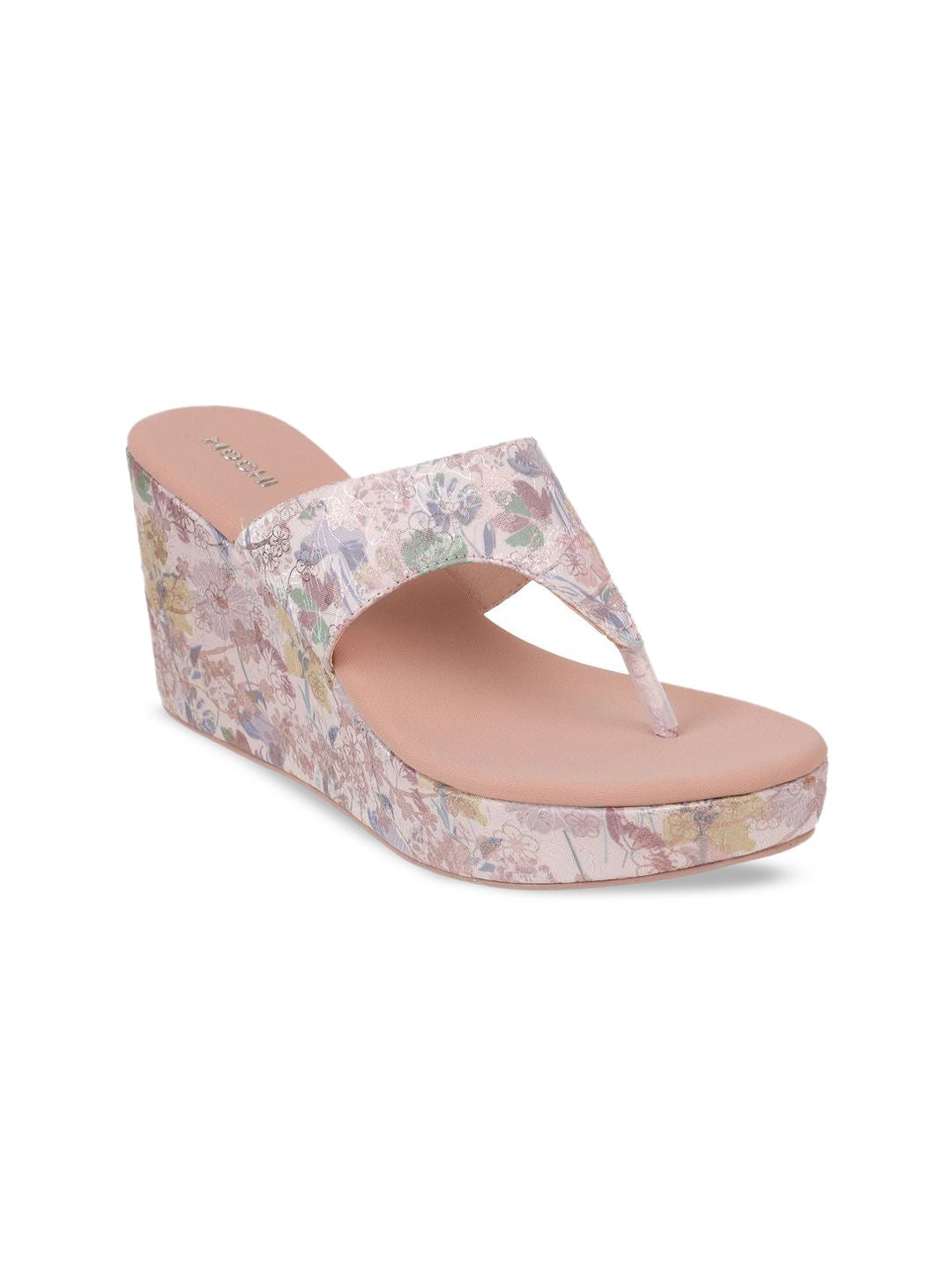 Mochi Printed Wedge Sandals
