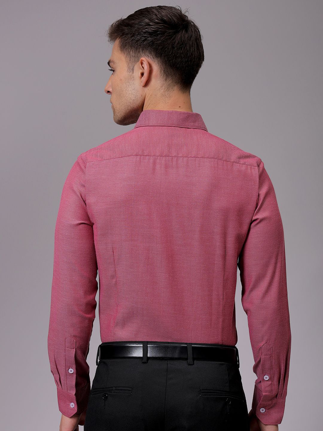 The Indian Garage Co. X Luxe Men Slim Fit Opaque Formal Shirt