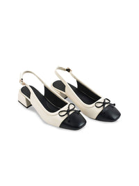 Lino Perros Block Pumps with Bows