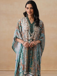 House of Chikankari Women Printed Chikankari Crepe Kurta