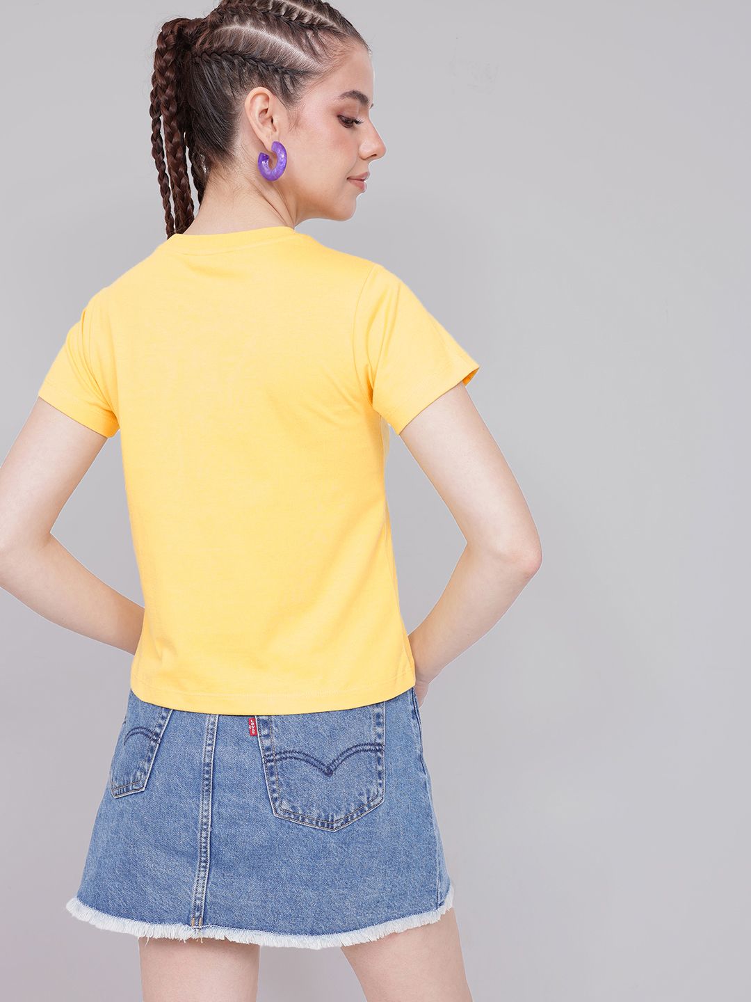 DressBerry Classic Minimalist Printed T-shirt