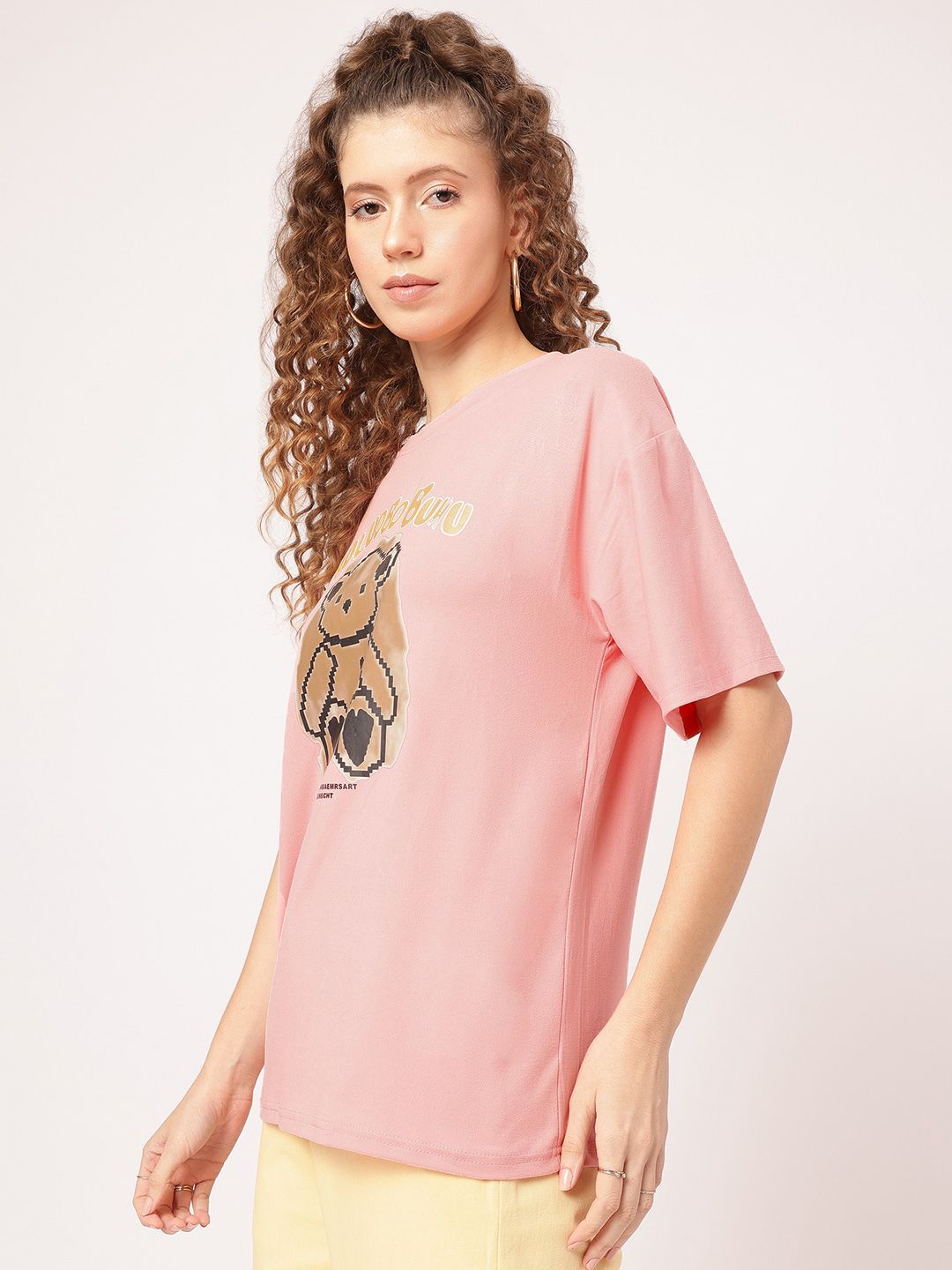 DressBerry Bunny Buddy Looks Printed T-shirt