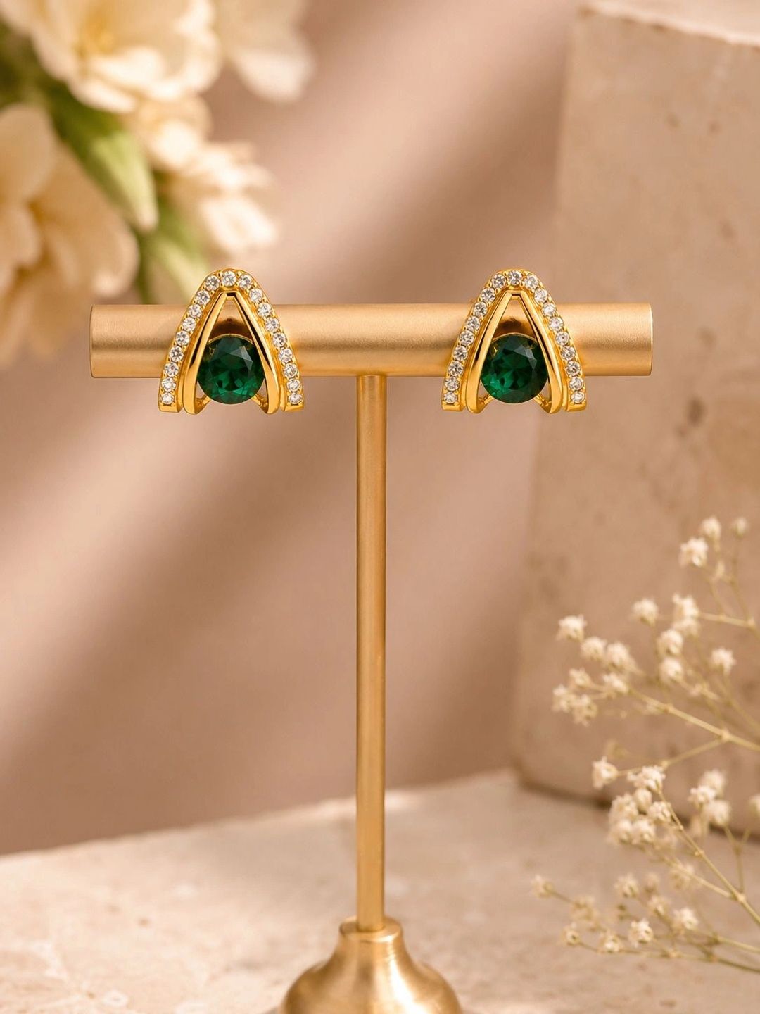 VOGUE PANASH Geometric Studs Earrings