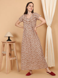 Sweet Dreams Printed Maxi Nightdress