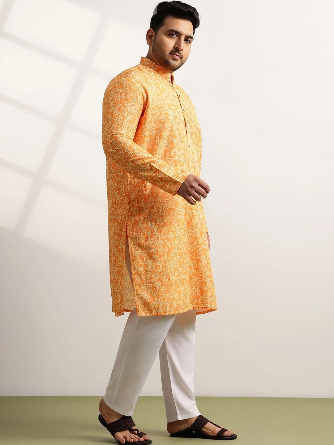 SOJANYA PLUS Motif Etnik Lelaki Bercetak Kurta