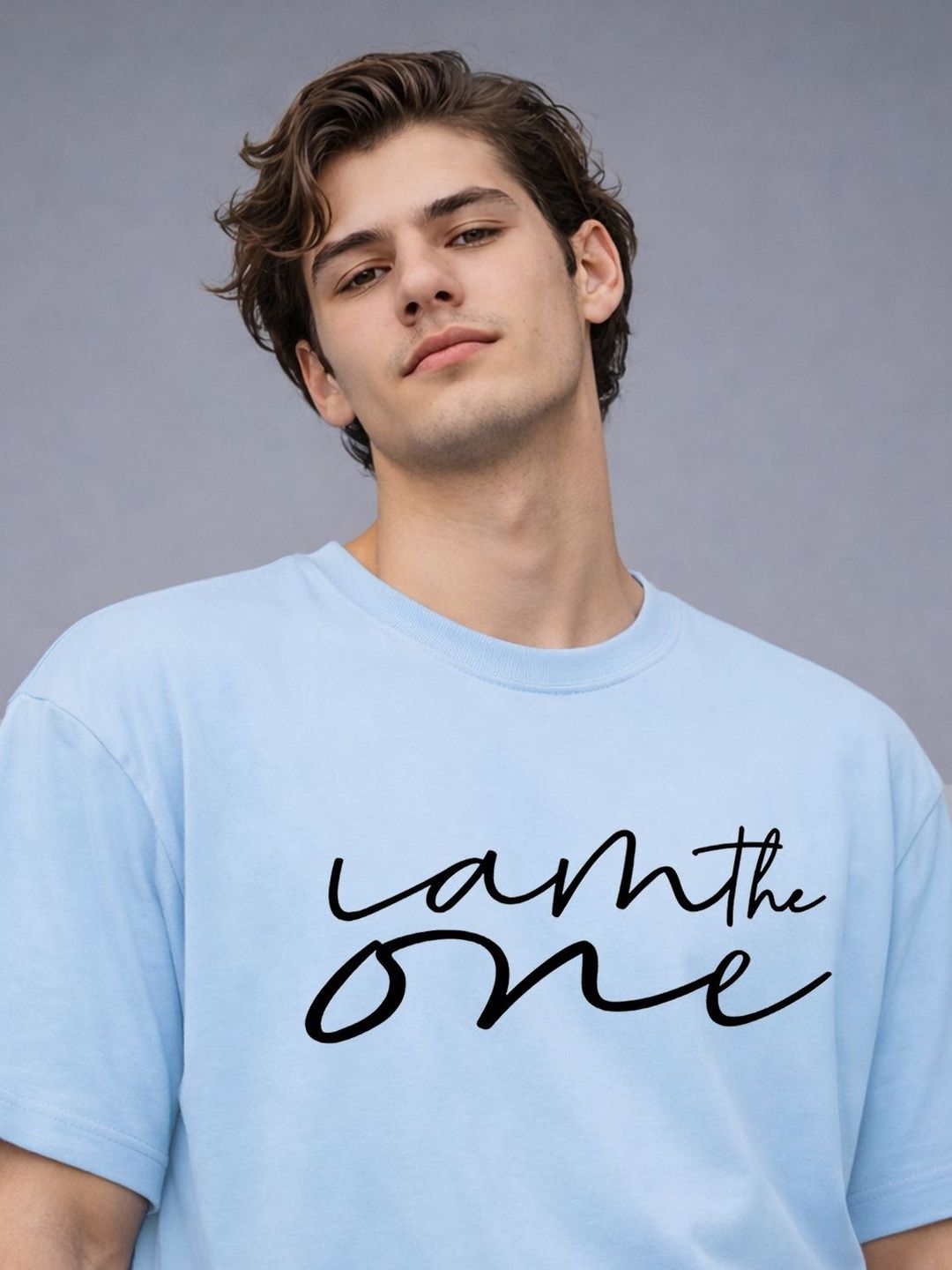 ADRO Men Printed Drop-Shoulder Sleeves T-shirt