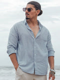 Powerlook Men Opaque Striped Casual Shirt
