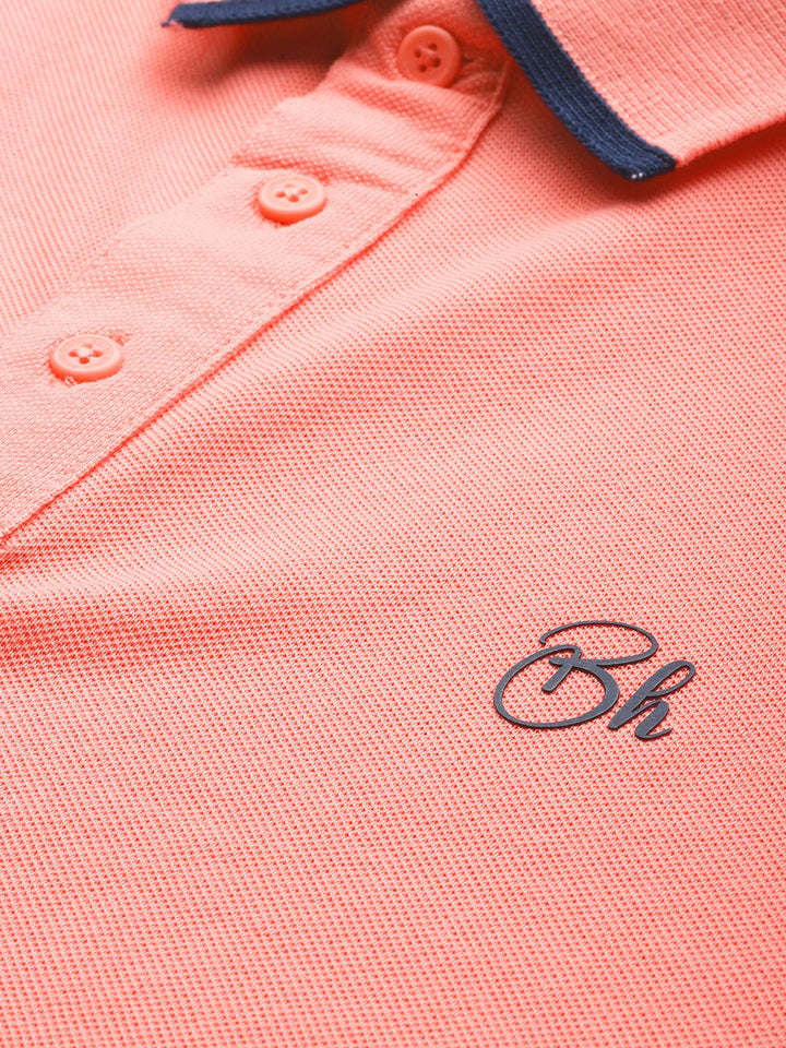 Being Human Polo Collar Pure Cotton T-shirt