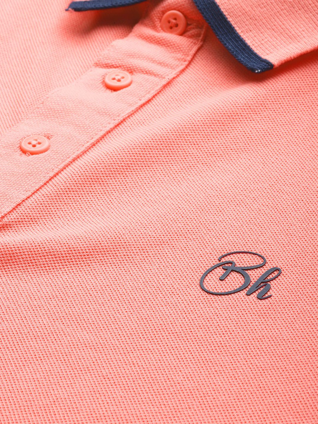 Being Human Polo Collar Pure Cotton T-shirt