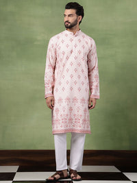 SOJANYA Men Ethnic Motifs Embroidered Kurta