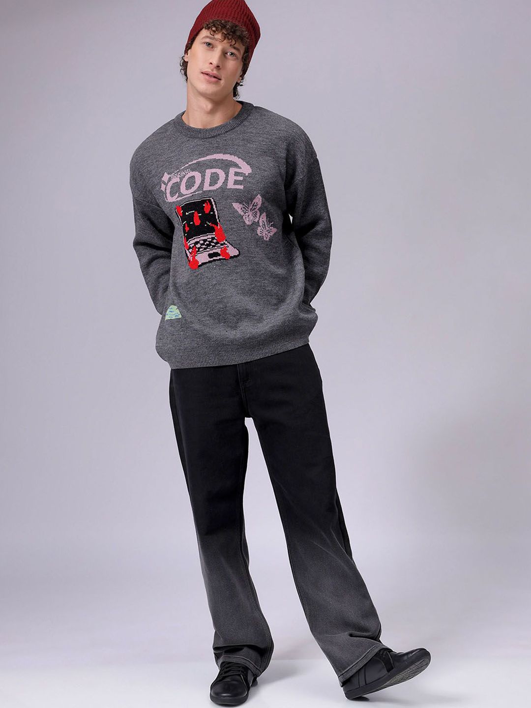 The Indian Garage Co Men Printed Pullover