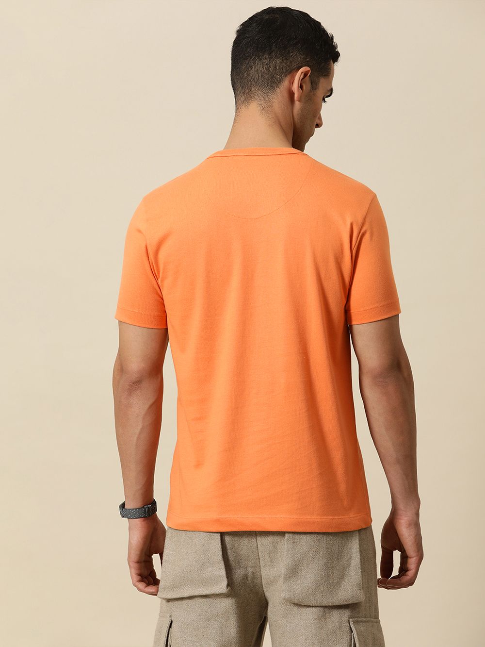 Mr Bowerbird Round Neck Tailored Fit T-shirt With a Notebook