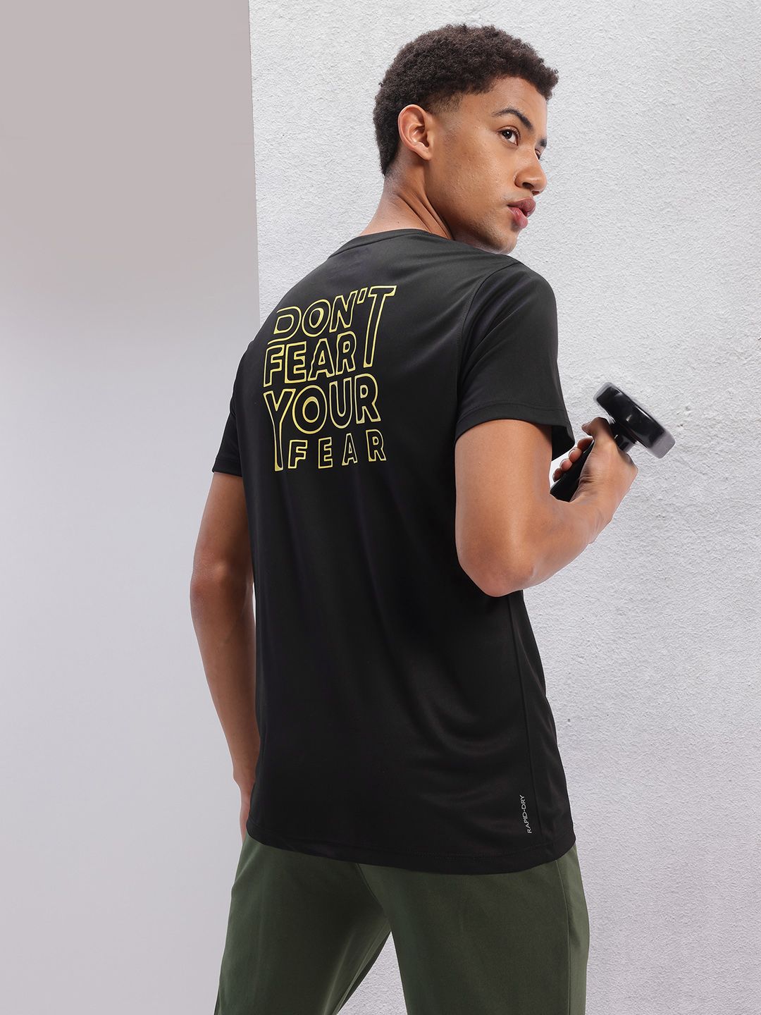 HRX by Hrithik Roshan Printed Rapid-Dry Training T-shirt