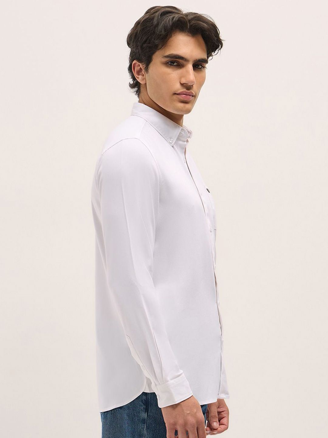 THE BEAR HOUSE Men Slim Fit Opaque Casual Shirt